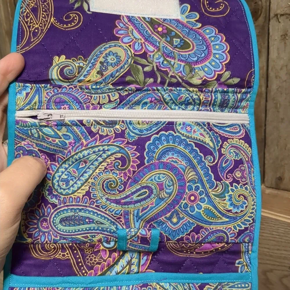 Colorful Hippie Boho Paisley Trifold Wallet